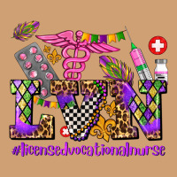 Mardi Gras  Lvn Licensed Vocational Nurse Vintage Tee | Teevron
