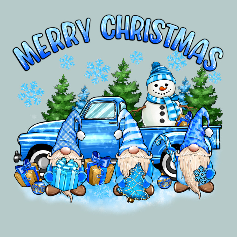 Merry Christmas Snowman Gnomes Truck Heavy Core Tee by MaliasSmallBusiness | Teevron