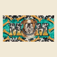 English Bulldog Mom  License Plate Template Premium Tee | Teevron