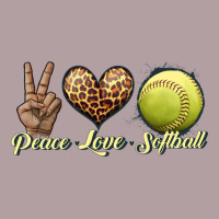 Peace Love Softball Vintage Hoodie | Teevron