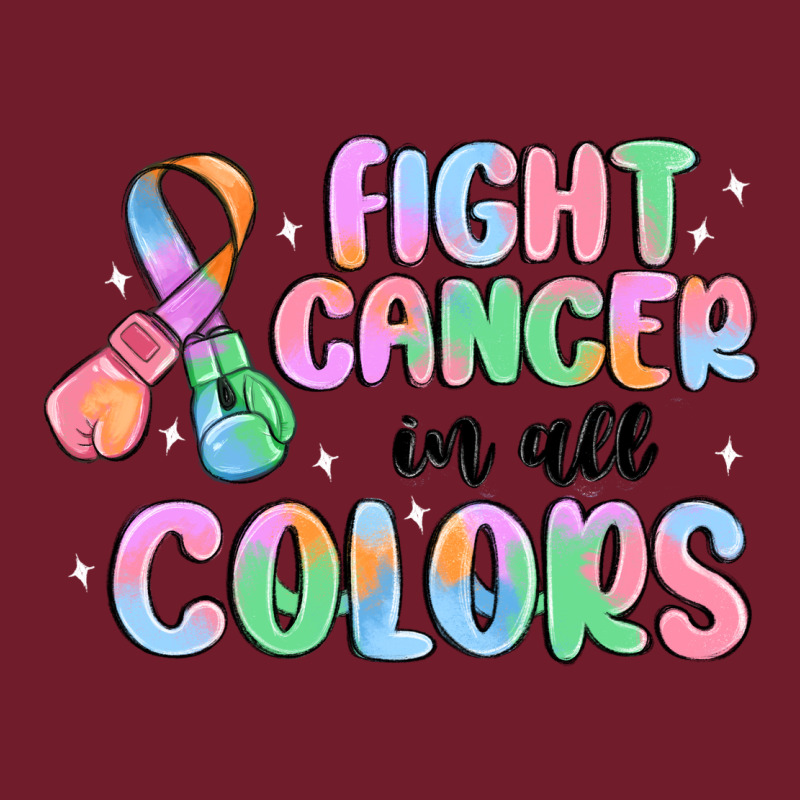 Fight Cancer In All Colors Zipper Hoodie by MaliasSmallBusiness | Teevron