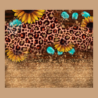 Leopard Glitter Sunflower Gemstone Vintage Tee | Teevron
