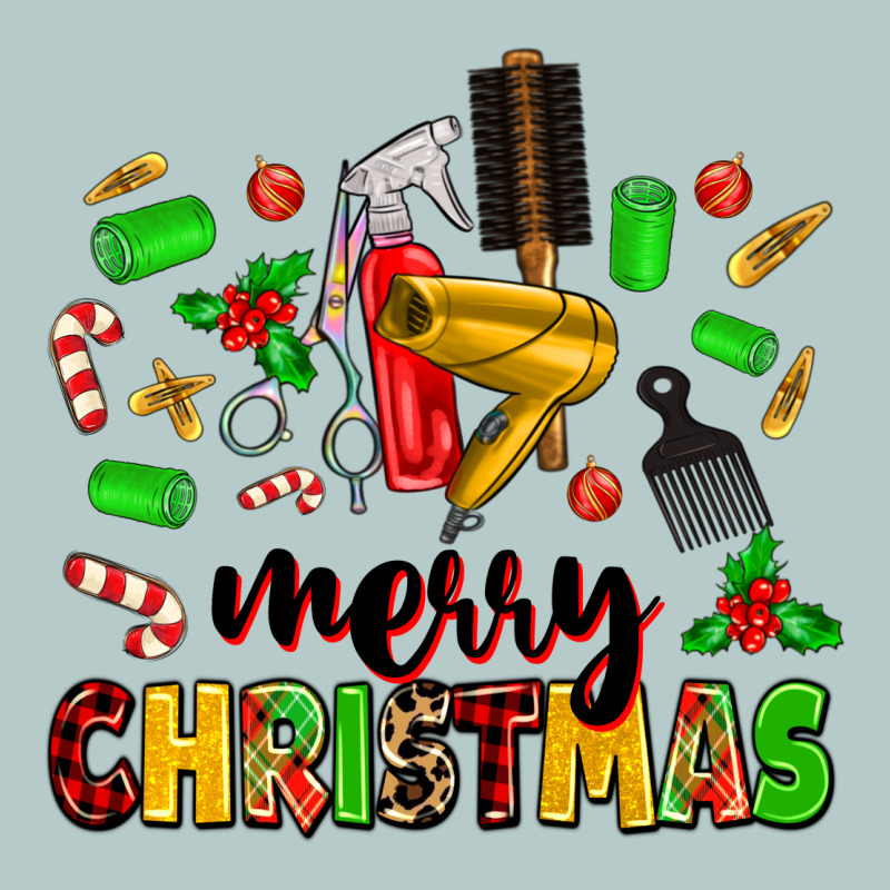 Merry Christmas Hair Heavy Core Tee by MaliasSmallBusiness | Teevron