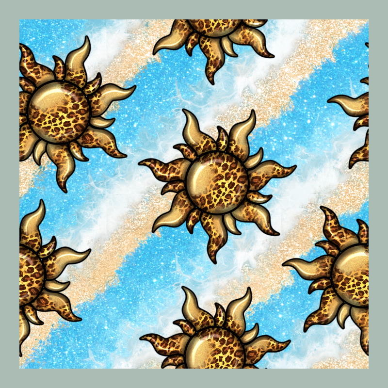 Leopard Sun Seamless Pattern Classic Tee by BundleAndBundleShop | Teevron