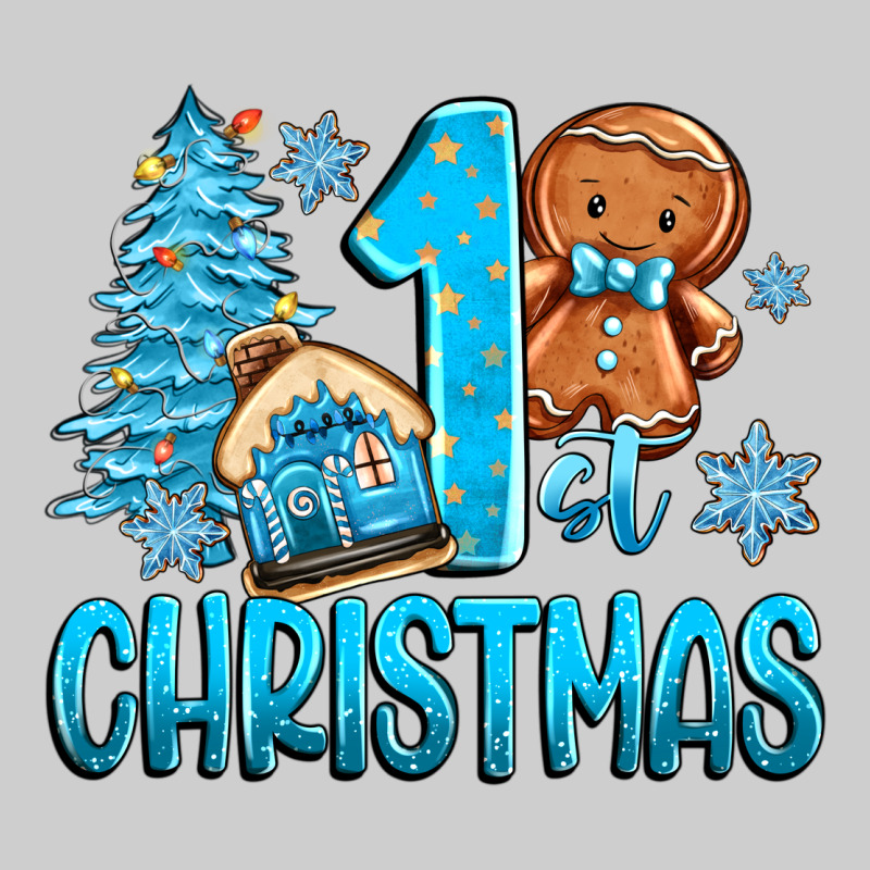 1st Christmas Gingerbread Boy Premium Tee by Zillion Design Studio | Teevron
