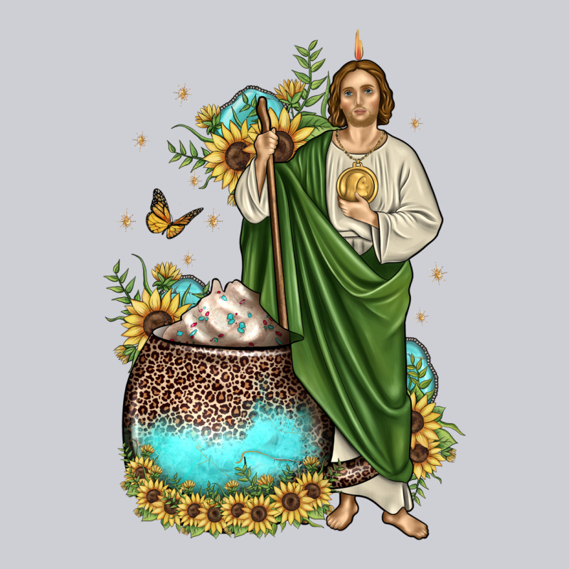 San Judas Coffee Cup Sunflower Heavyweight Sweatshirt by JahusDesignShop | Teevron