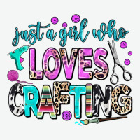 Just A Girl Who Loves Crafting Urban Heavy Tee | Teevron