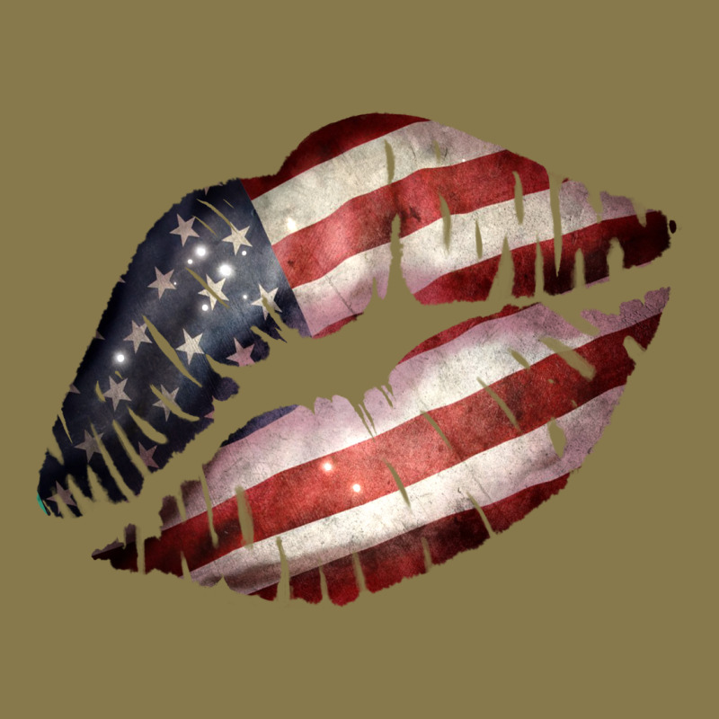 American Flag Lips Premium Hoodie by Bettercallsaul | Teevron