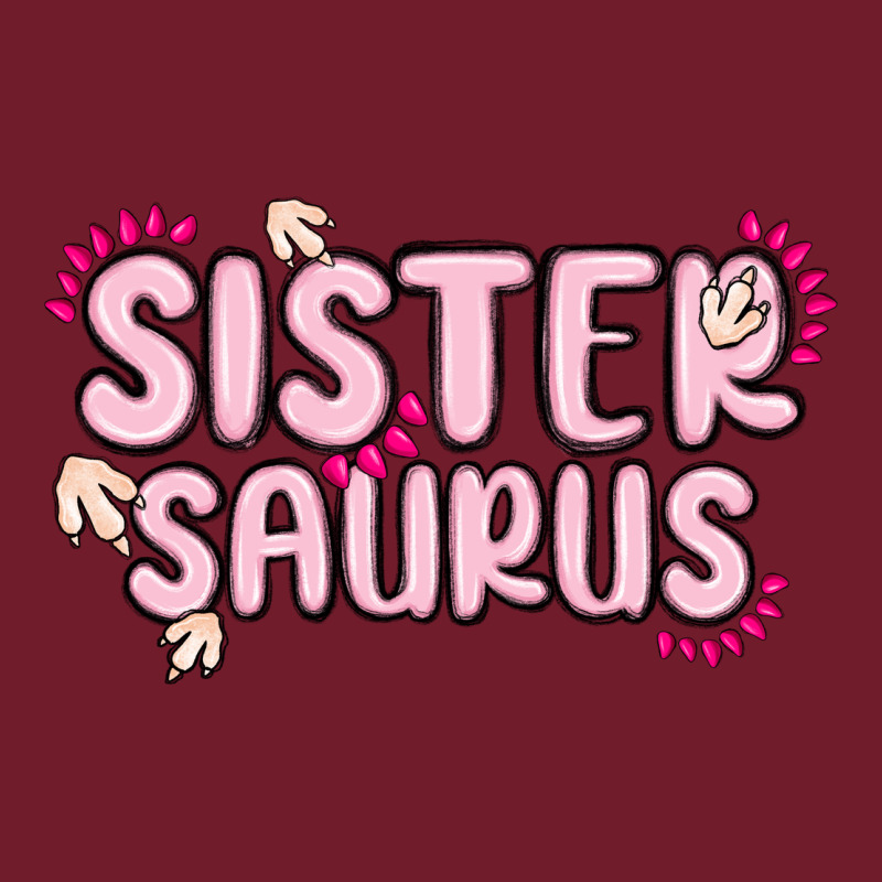 Sister Saurus Zipper Hoodie by MaliasSmallBusiness | Teevron