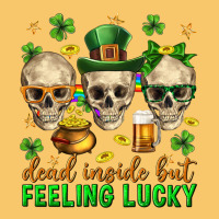 Dead Inside But Feeling Lucky St. Patricks Day Vintage Hoodie | Teevron