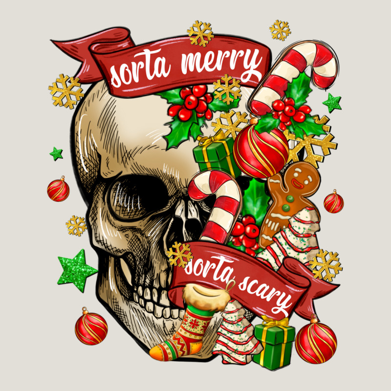 Sorta Merry Sorta Scary Heavy Core Tee by MaliasSmallBusiness | Teevron