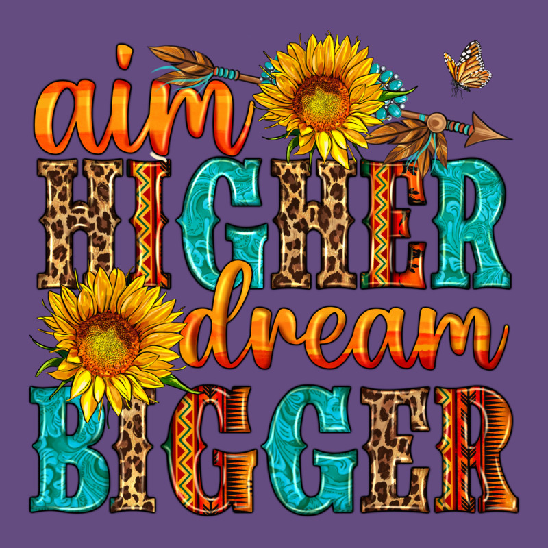 Aim Higher Dream Bigger Vintage Hoodie by HRA Design Shop | Teevron