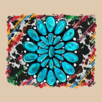 Cowhide And Serape Gemstone Background Classic Tee | Teevron