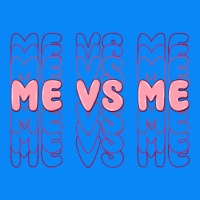 Me Vs Me Zipper Hoodie | Teevron