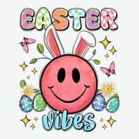 Easter Vibes Smiley Face Urban Heavy Tee | Teevron