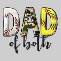 Dad Of Both With Softball And Baseball Premium Tee | Teevron