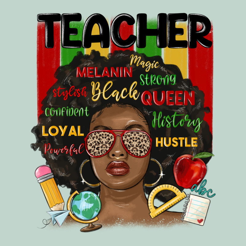 Black Woman Teacher Zipper Hoodie by MaliasSmallBusiness | Teevron