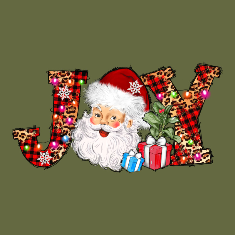 Joy Christmas Santa Long Sleeve Tee by AdoDesignShop | Teevron
