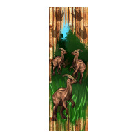 dinosaur parasaurolophus pen wrap | Teevron