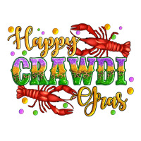 Happy Crawdi Gras With Crawfish Long Sleeve Tee | Teevron