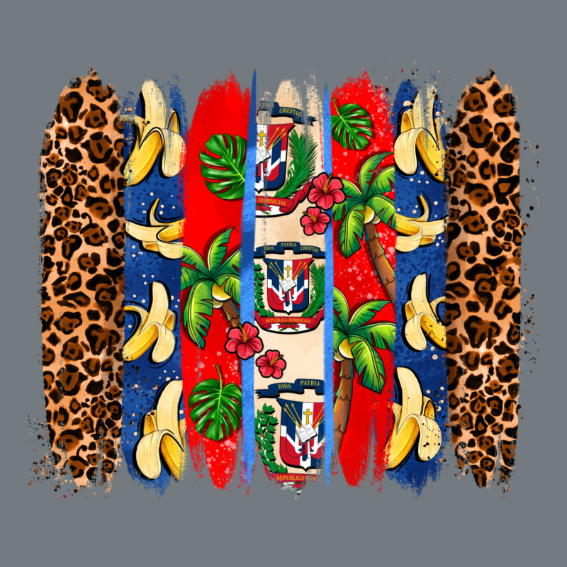 Dominican Republic Brushstrokes Heavyweight Sweatshirt by AdoDesignShop | Teevron