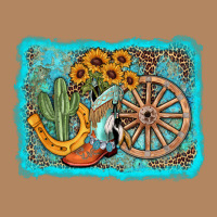 Western Wooden Wheel Cowboy Boots Long Sleeve Tee | Teevron