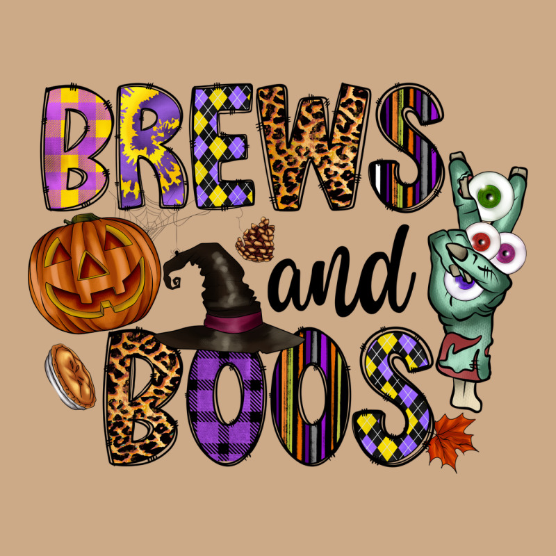Brews And Boos Vintage Hoodie by CowhideDigitalArt | Teevron