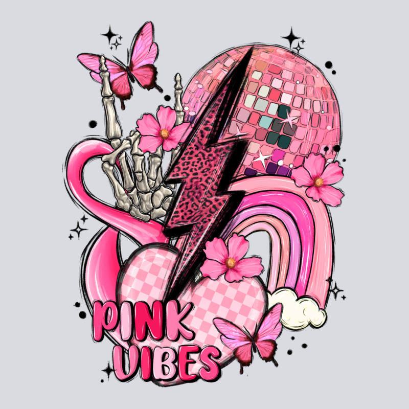 Pink Vibes Zipper Hoodie by MaliasSmallBusiness | Teevron