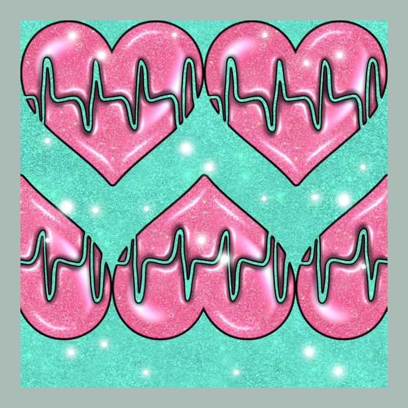 Nursing Heart Seamless Pattern Classic Tee by BundleAndBundleShop | Teevron