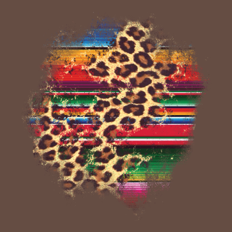 Serape Leopard Patch Long Sleeve Tee by AdoDesignShop | Teevron