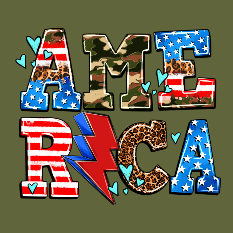 America With Heart Classic Tee by AdoDesignShop | Teevron