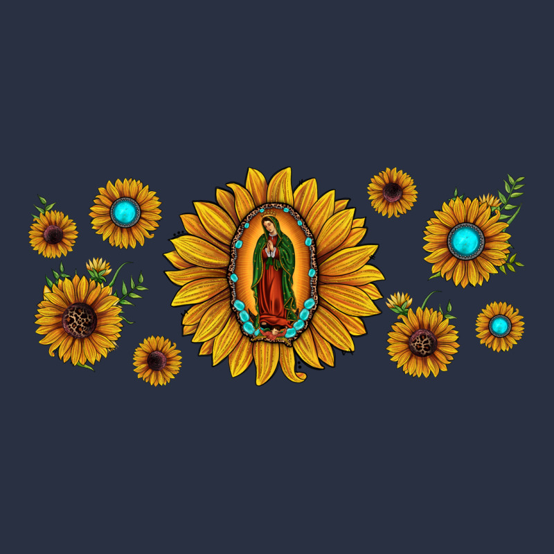 Sunflower Lady Of Guadalupe Heavyweight Sweatshirt by JahusDesignShop | Teevron