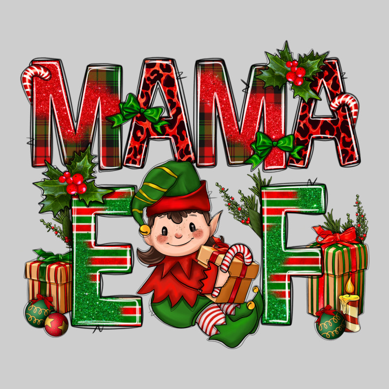 Mama Elf With Gift Christmas Premium Sweatshirt by BundleAndBundleShop | Teevron