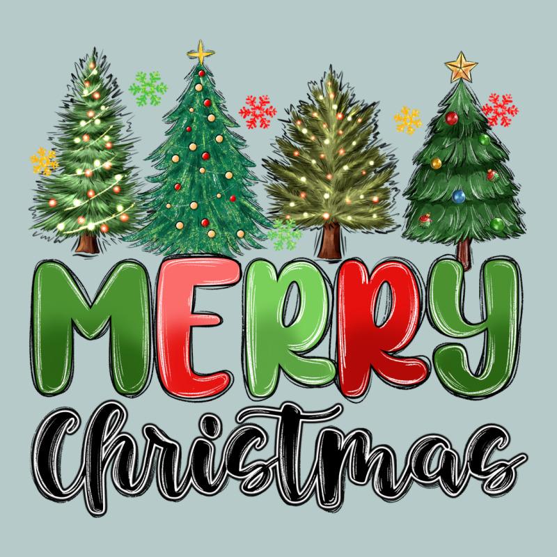 Merry Christmas Trees Heavy Core Tee by MaliasSmallBusiness | Teevron