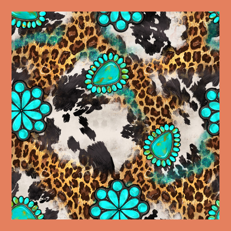 Western Turquoise Seamless Pattern Classic Tee by BundleAndBundleShop | Teevron