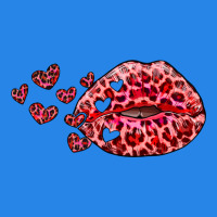 Kiss With Leopard And Hearts Premium Hoodie | Teevron