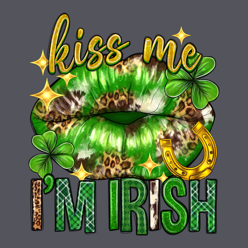 Kiss Me Im Irish St.patricks Day Lips St.patricks Vintage Hoodie by Neo Western | Teevron