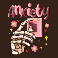 Anxiety Skeleton Hand Heavy Core Tee | Teevron