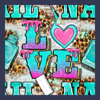 Love Nail And Polish With Leopard Seamless Pattern Bbs Heavyweight Hoodie | Teevron
