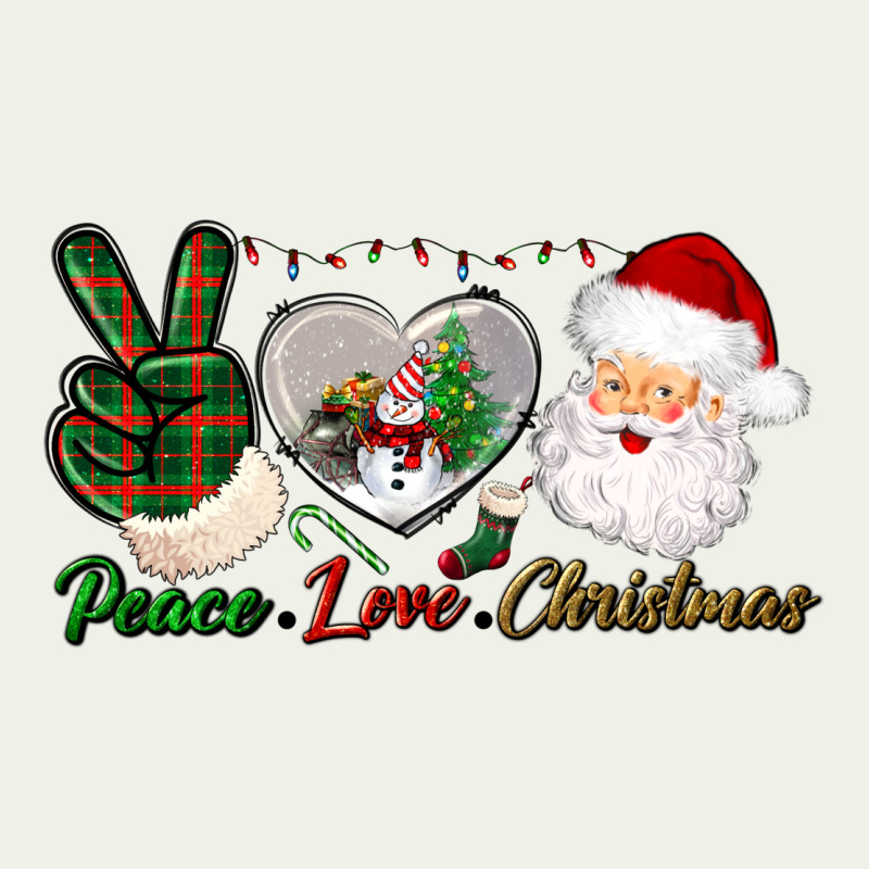 Peace Love Christmas Urban Heavy Tee by BundleAndBundleShop | Teevron