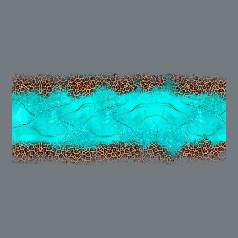 Turquoise Leopard Heavyweight Sweatshirt by JahusDesignShop | Teevron