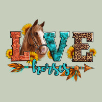 Love Horses  Leather Turquoise Leopard Long Sleeve Tee | Teevron