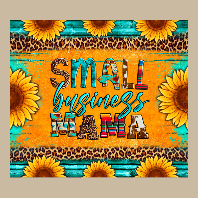 Small Business Mama Leopard Turquoise Aztec Serape Cowhide Sunflowers Long Sleeve Tee by Artiststas | Teevron