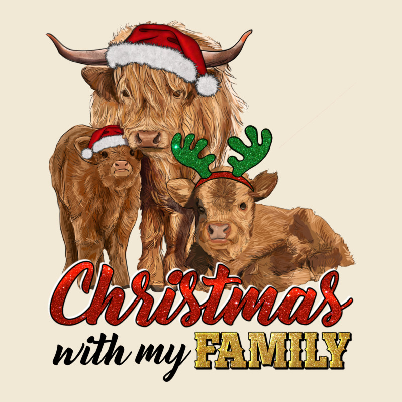 Cow And Calves Christmas With My Family Premium Tee by RanaPortraitStore | Teevron