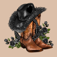 Black Cowgirl  And Roses Urban Heavy Tee | Teevron