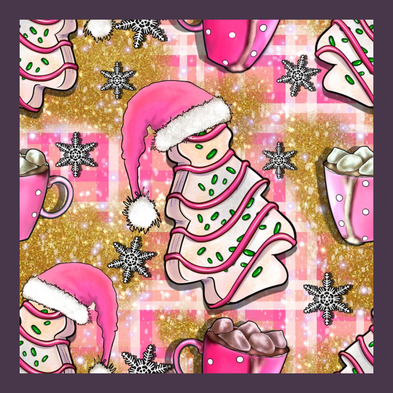 Christmas Cake And Pink Mug Seamless Pattern Bbs Heavyweight Hoodie by BundleAndBundleShop | Teevron