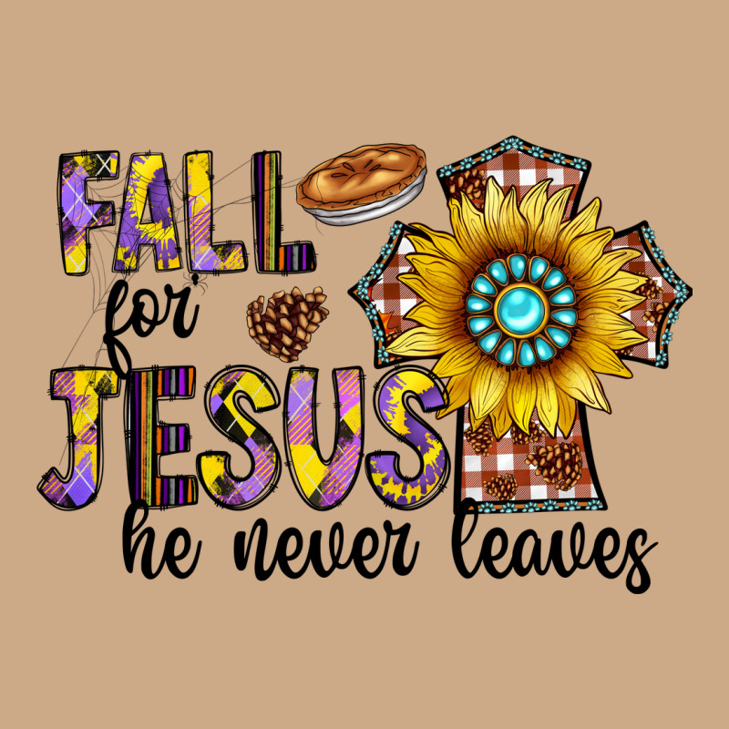 Fall For Jesus He Never Leaves Vintage Hoodie by CowhideDigitalArt | Teevron