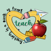 Teaching Is A Work Of Heart Premium Hoodie | Teevron