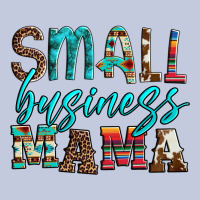 Small Business Mama Leopard Turquoise Aztec Serape Cowhide Long Sleeve Tee | Teevron
