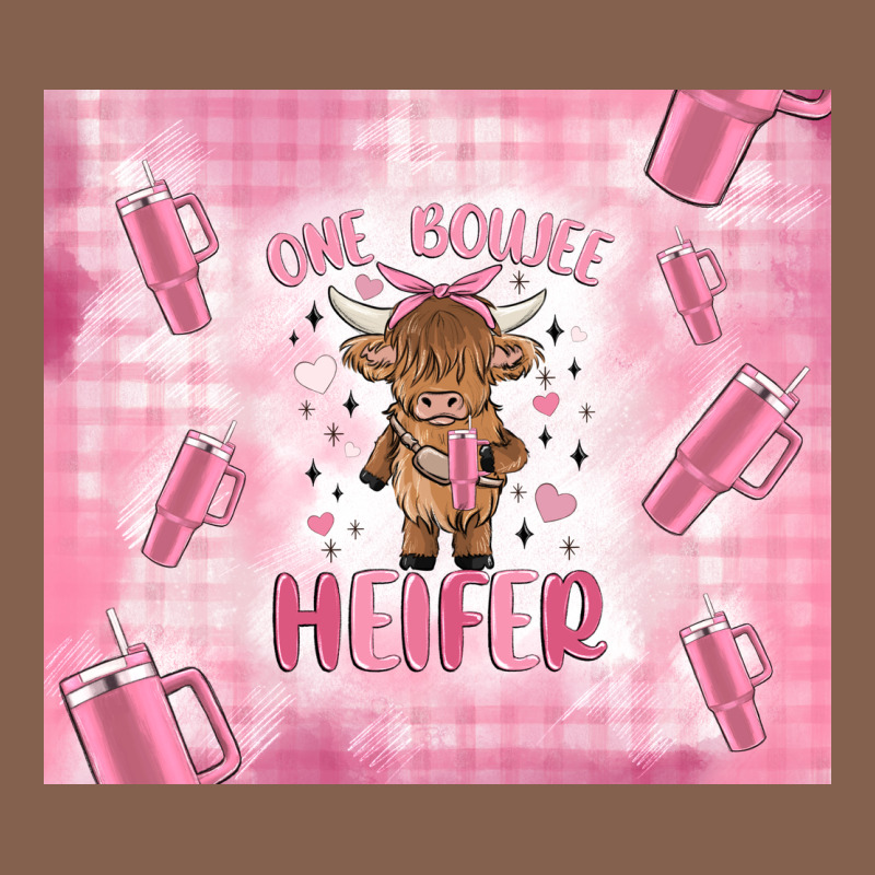 One Boujee Heifer Zipper Hoodie by MaliasSmallBusiness | Teevron